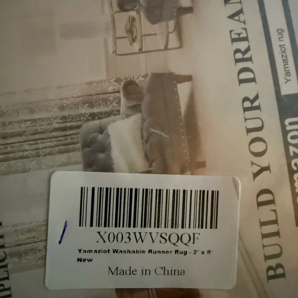 Yamaziot Boho Runner Rug 2x8 - Picture 4 of 5